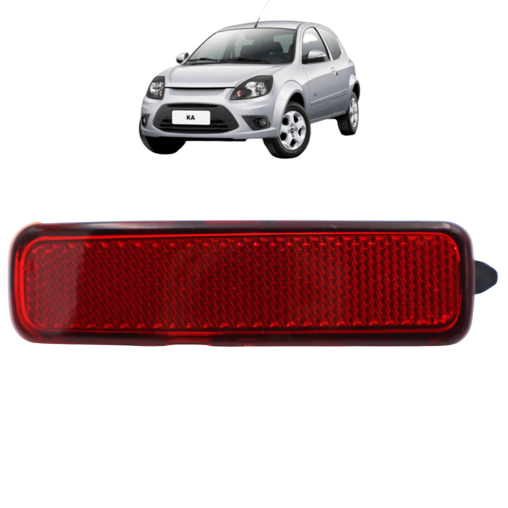 Refletor Parachoque Traseiro Ford Ka 2011 2012 2013