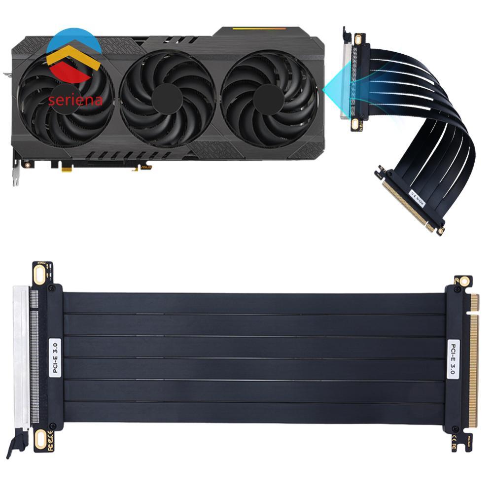 PCIe 3.0 X16 Porta De Extensão De Placa Extensora Flexível De Alta Velocidade Adaptador De 180 Graus