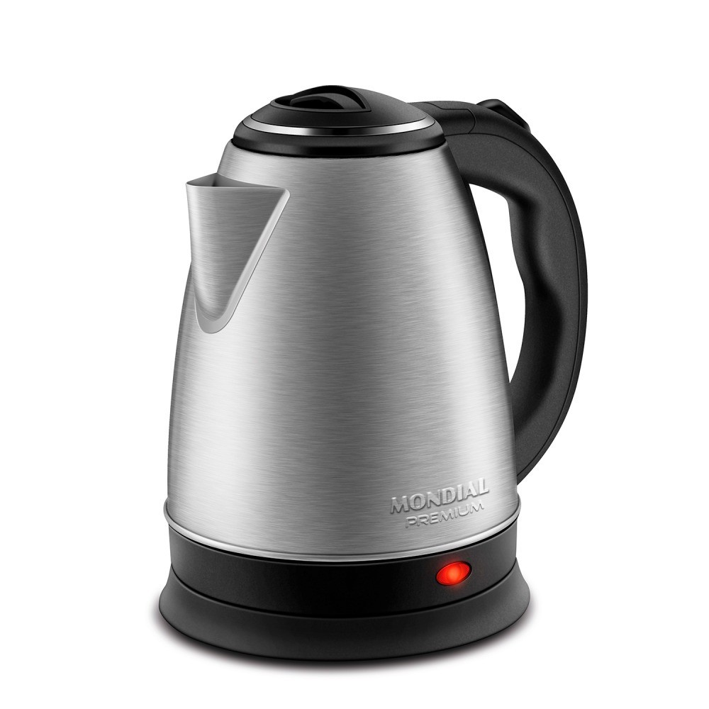 Chaleira elétrica 2 litros 1.200 watts Premium Inox - CE-06 - Mondial