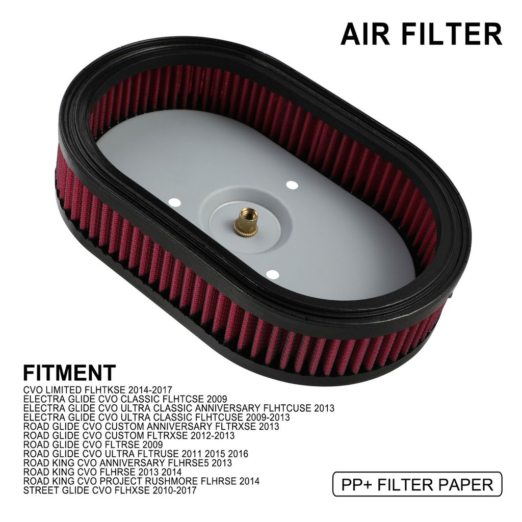 Adequado para harleycvolimitadoflhtkse filtro de ar da motocicleta filtro de ar modificado acessórios fábrica pronto est