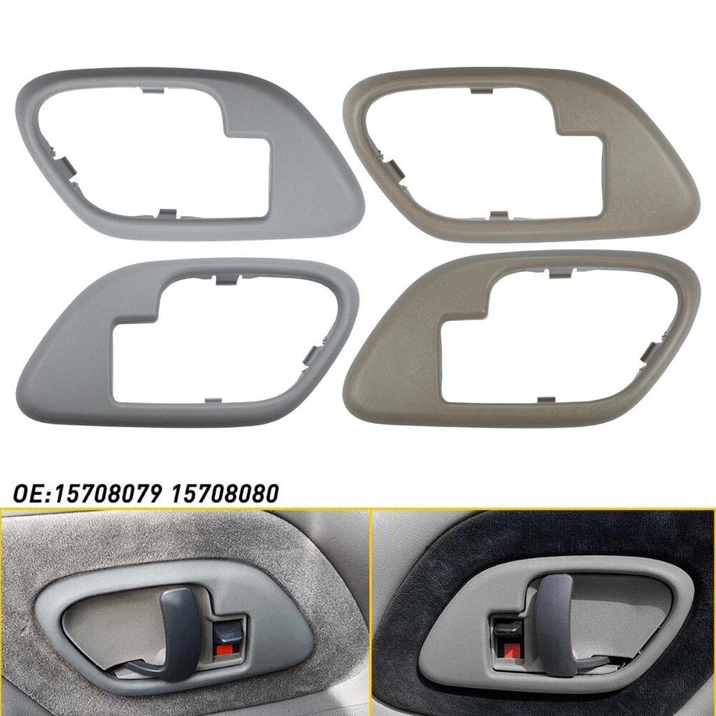 1 Par Interior Do Carro Maçaneta Da Porta Guarnição Placas Para Chevrolet GMC Caminhão Acessórios Internos Esquerda 1570