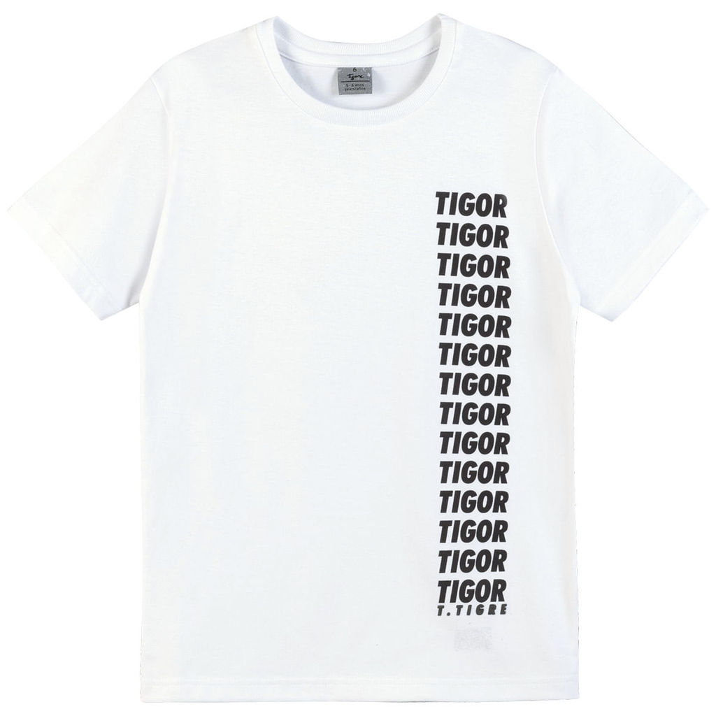 Camiseta Manga Curta Menino Tigor T. Tigre em Oferta na Shopee
