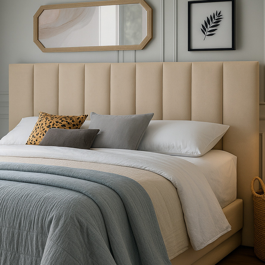 Kit Completo Cabeceira Casal Estofada Modulada Cama Casal Queen King Solteiro Decoração - Envio Imediato