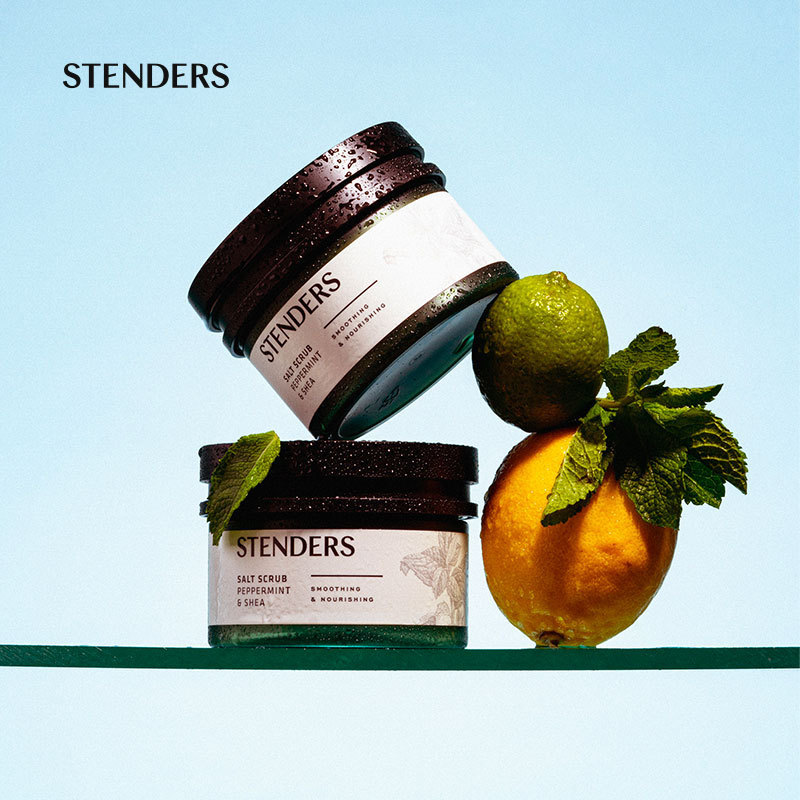 STENDERS STENDERS Hortelã-pimenta Abacate Luxo Hidratante Sal Fosco Cítrico Hortelã-Pimenta Revitalizante Gel de Banho d