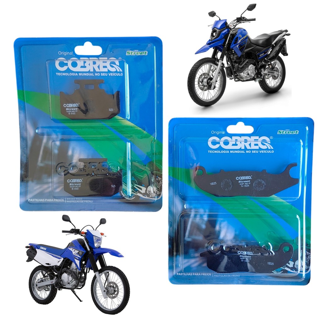 Kit Pastilha de Freio Yamaha Lander Tenere Crosser 150/250
