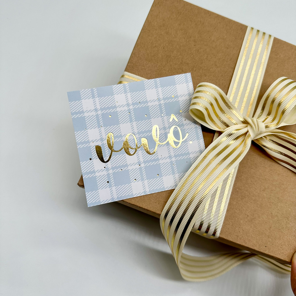 Postal Hot Stamping "Vovô" - Coleção Dia dos Avós