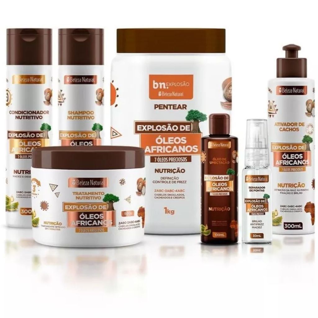 Explosão de Óleos Africanos Beleza Natural – Escolha Seu Produto e Transforme Seu Cabelo!