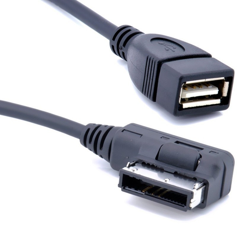 Conexão de dispositivo USB para Audi Audi E, Jetta/GLI/Passat/CC/Tiguan/EOS Adaptador de cabo AMI MDI MMI recente, repro