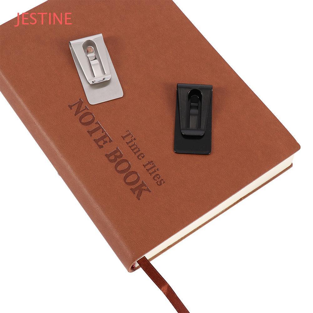 JESTINE Porta-Dinheiro Papelaria Unissex Bill Clip Cartões De Visita Clipe De Metal Bilhetes Oco