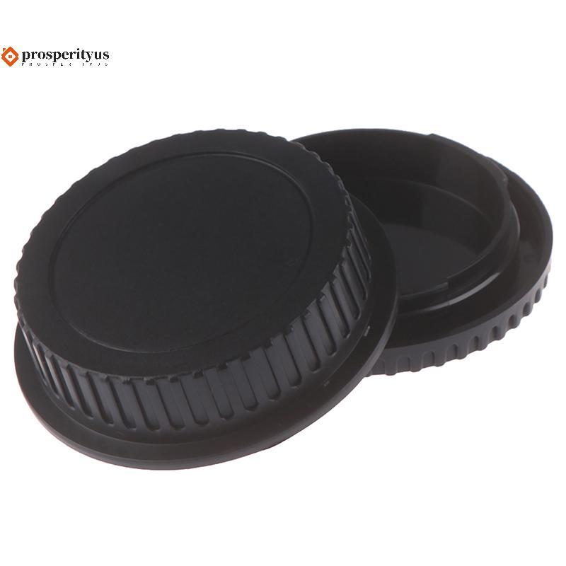 [PPTS] 1 Conjunto De Tampa De Lente Traseira + Corpo Para Câmera Canon DSLR SLR EOS EF-S [BR]