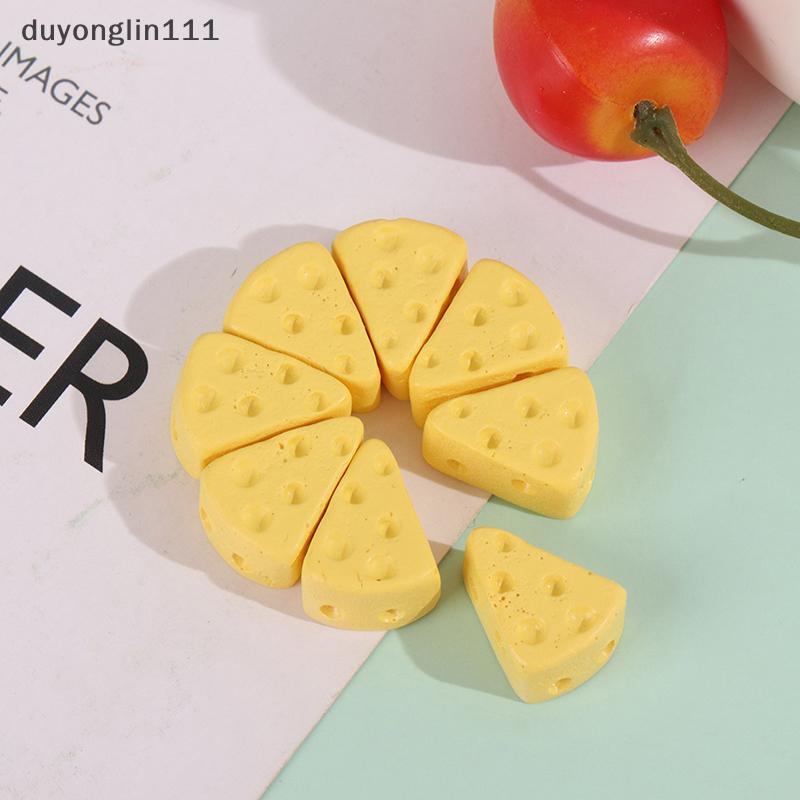 (duyonglin111) Novo 10 Pçs/Lote Comida Em Miniatura 1/6 Mini Bolo De Queijo Casa De Bonecas