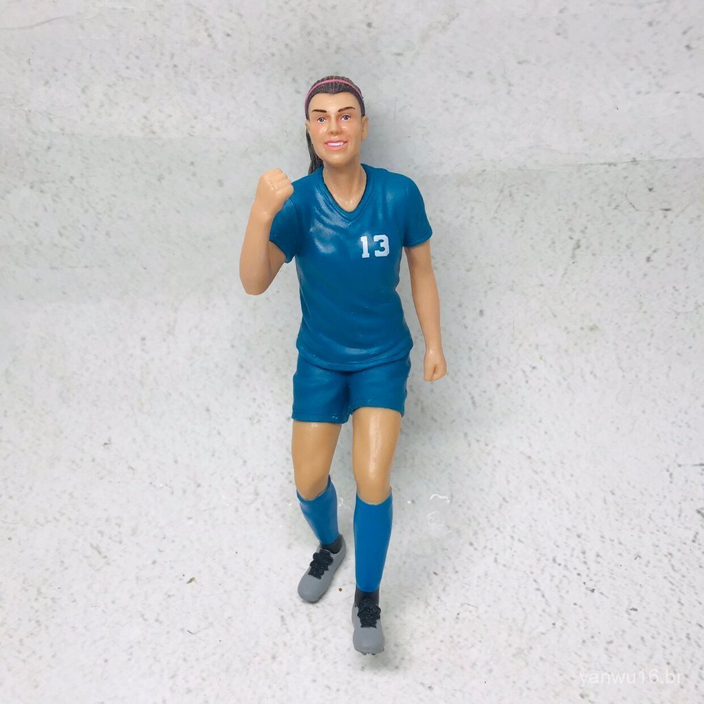 Figura popular: Boneca modelo de figura de futebol da Seleção Nacional Feminina de Futebol, número 13, Morgan, JIJN