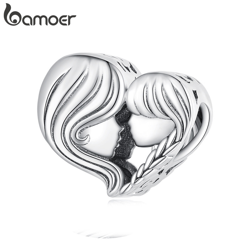 Bamoer Charme Mãe E Filha DIY Pulseira Acessórios Para Presentes Femininos