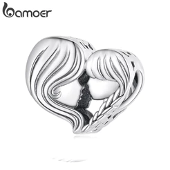 Bamoer Charme Mãe E Filha DIY Pulseira Acessórios Para Presentes Femininos