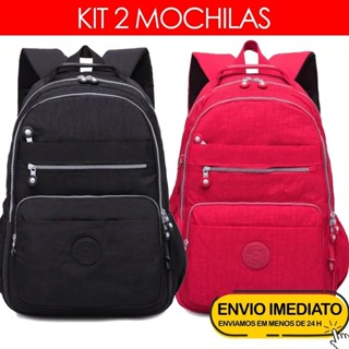 Kit Econômico 2 Mochilas Unissex | Conforto, Organização e Resistência em Oferta na Shopee