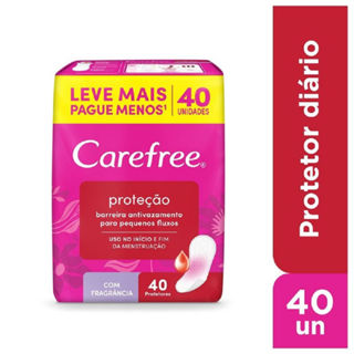 Protetor Diário Carefree Proteção Com Perfume 40 unidades em Oferta na Shopee