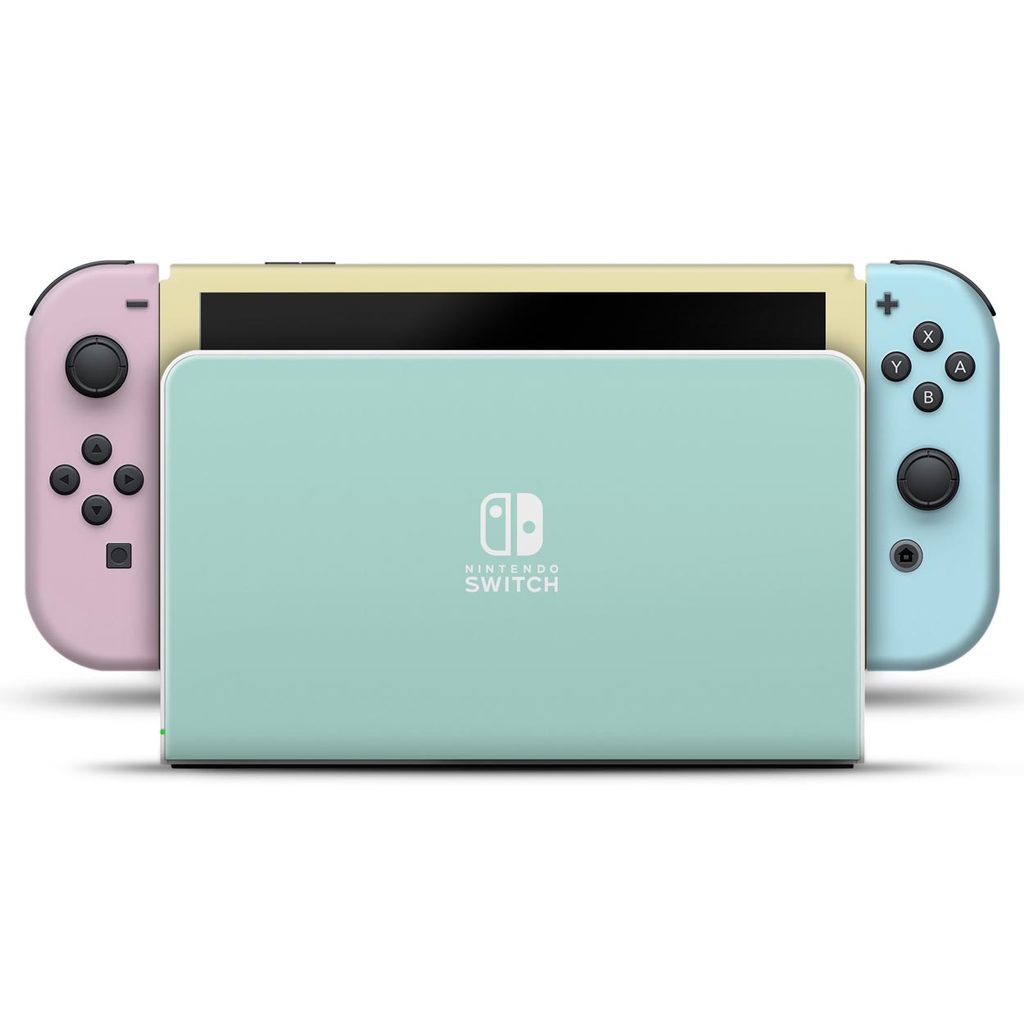 Skin Nintendo Switch Oled Adesivo - Tons Pastel