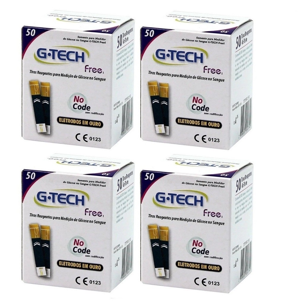 G-Tech Free Tiras Reagentes de Medir Glicose Glicemia Promoção