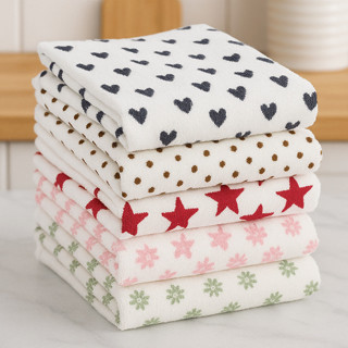 Kit 10 Panos de Copa de Microfibra 35x55 toalha de Prato Luxo em Oferta na Shopee