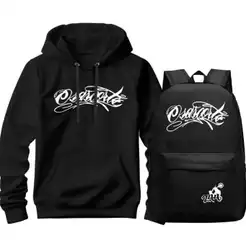 KIT MOCHILA E BLUSA DE FRIO ESTAMPADOS OSASCORTE CAPOTE GRAU 244