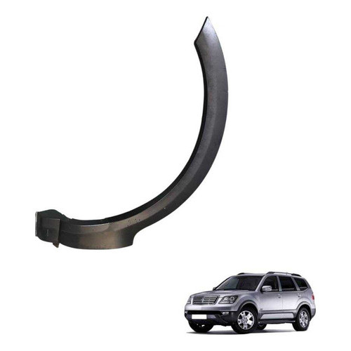 Aplique Paralama Esquerdo  Kia Mohave 2010 877132j000 Preto