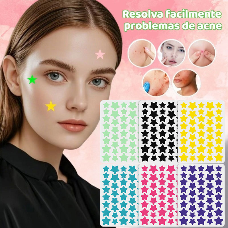 Adesivo para Espinha Hidrocoloide - 40/200/240 Unidades | Tratamento Acne