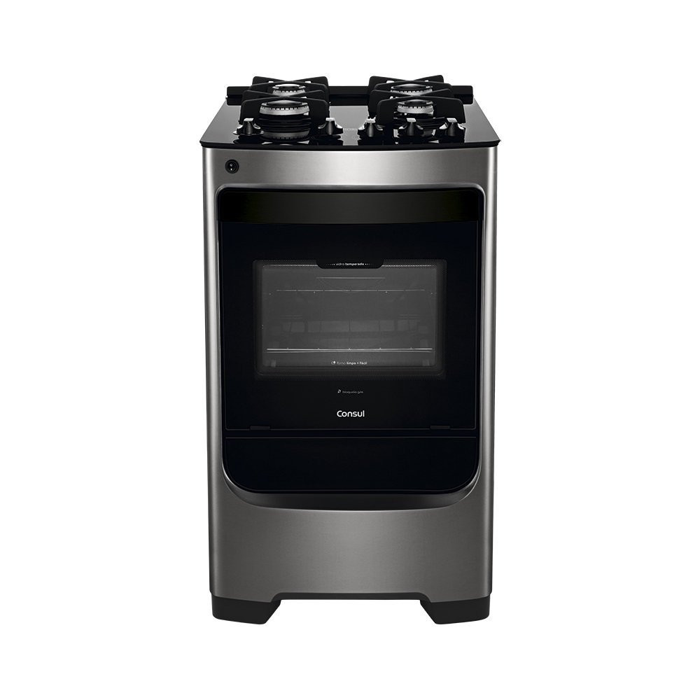 Fogão a Gás de Piso Consul 4 bocas Automático CFO4VAR em Oferta na Shopee
