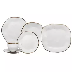 Aparelho Jantar 20 Pçs Oxford Ryo Maresia + Travessa 28 cm