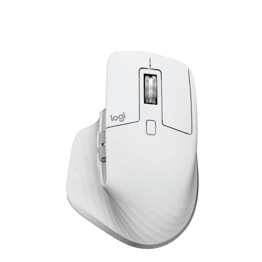 Mouse sem fio Logitech MX Master 3S , Clique Silencioso, Conexão USB ou Bluetooth- Cinza Claro