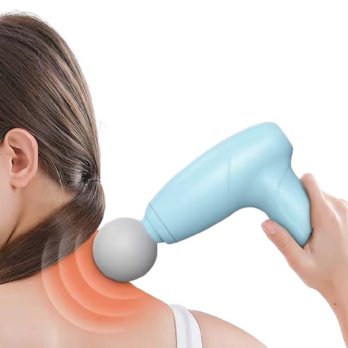 Mini Pistola de Massagem Profissional Portátil Relaxamento Muscular Fascia Gun Pequena Pistola de Massagem Portátil