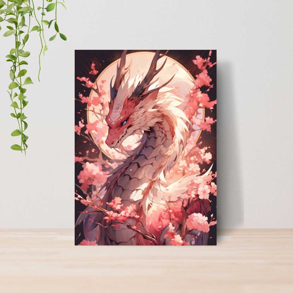 Quadro Decorativo Dragões Fantasia Jogo RPG Gamer Nerd 02 | Placa 20x28 Poster Decoração Quarto Sala