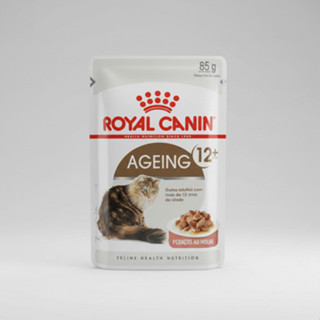 Ração Úmida para Gatos Royal Canin Ageing 12+ Anos 1 Unidade Idosos Sênior 85g Proteína 8,5% Pet em Oferta na Shopee