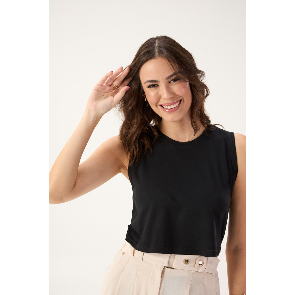 REGATA DE AMAMENTAÇÃO PRETA