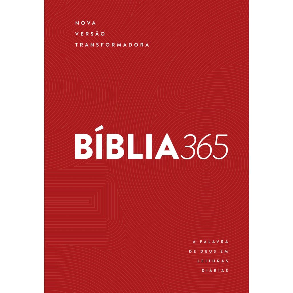 Bíblia 365 | NVT Vermelha |  A Palavra de Deus em Leituras Diárias | Capa Dura | Mundo Cristão
