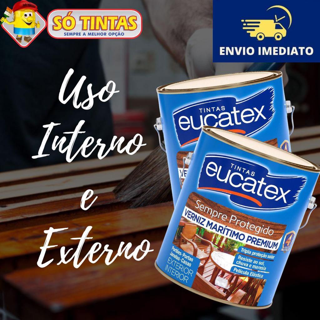 Eucatex Verniz Marítimo 3,6L Brilhante Acabamento Premium P/ Madeira Natural · foto 2