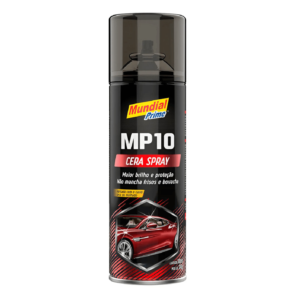Cera Spray Encera MP10 automotiva 300ml Mundial Prime em Oferta na Shopee