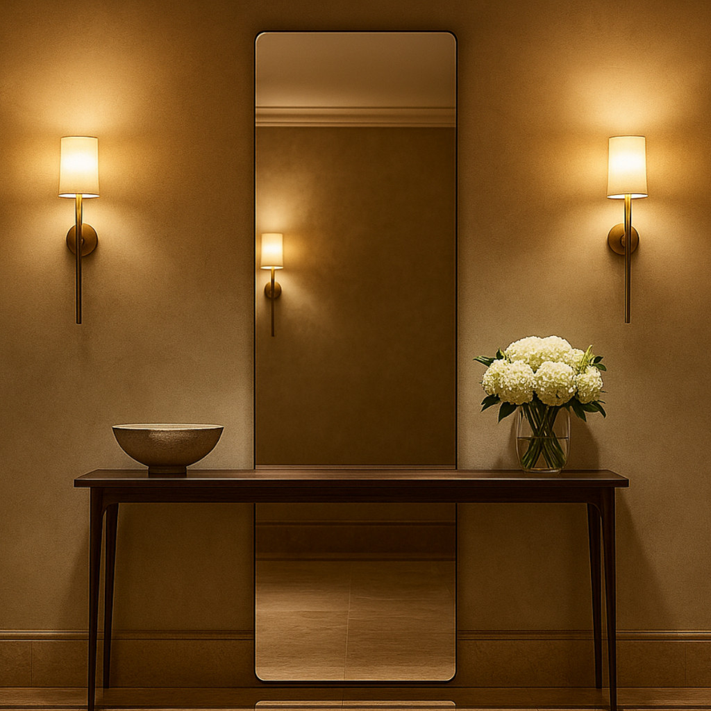 Espelho Grande 150x40cm Lopazzi Luxo Borda Lapidada Ideal para Closet e Hall de Entrada