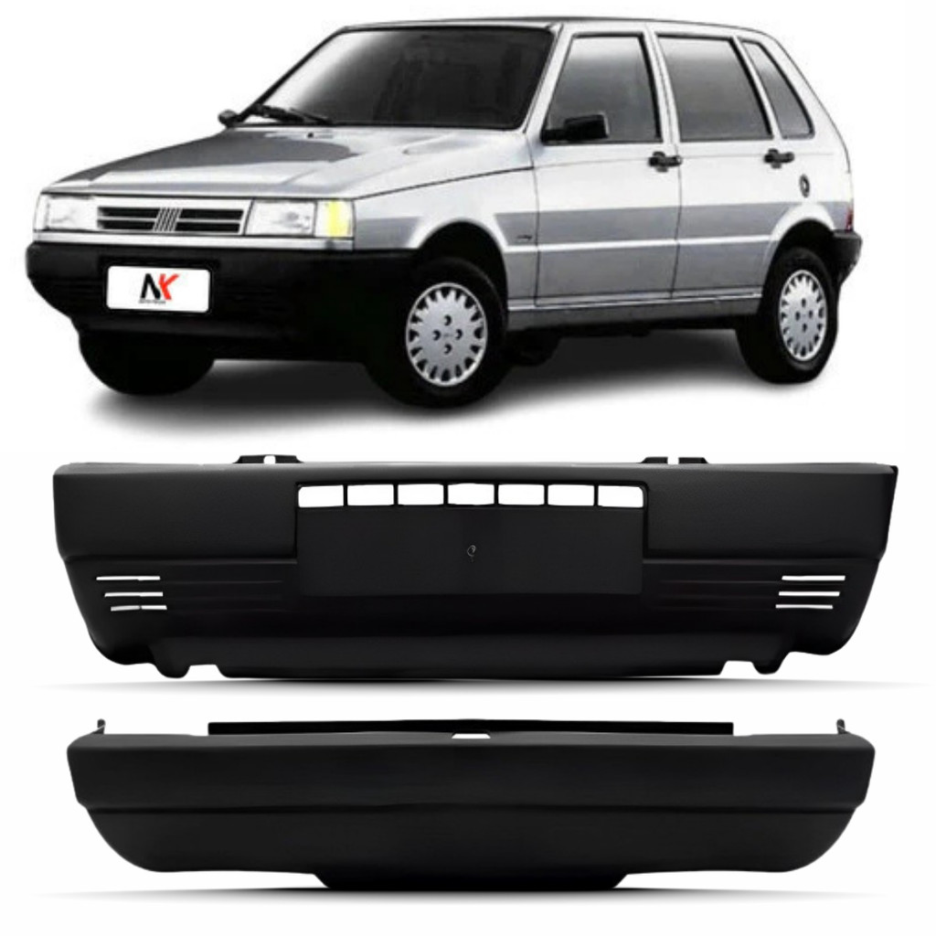 Kit Parachoque Dianteiro Traseiro Uno 1991 92 93 94 95 96 97 98 99 2000 á 2003 em Oferta na Shopee