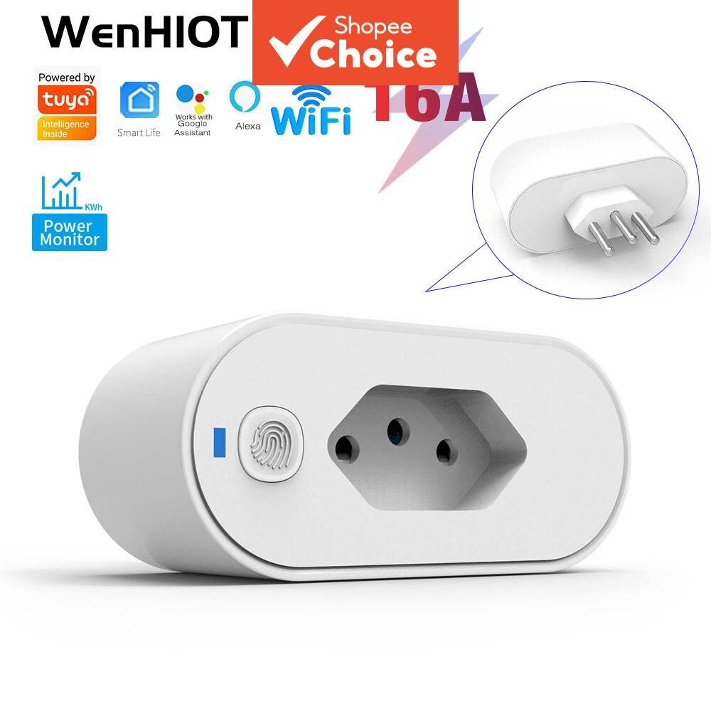 Para Tomada Inteligente wifi tuya-Controle De Voz Funciona Com alexa google home