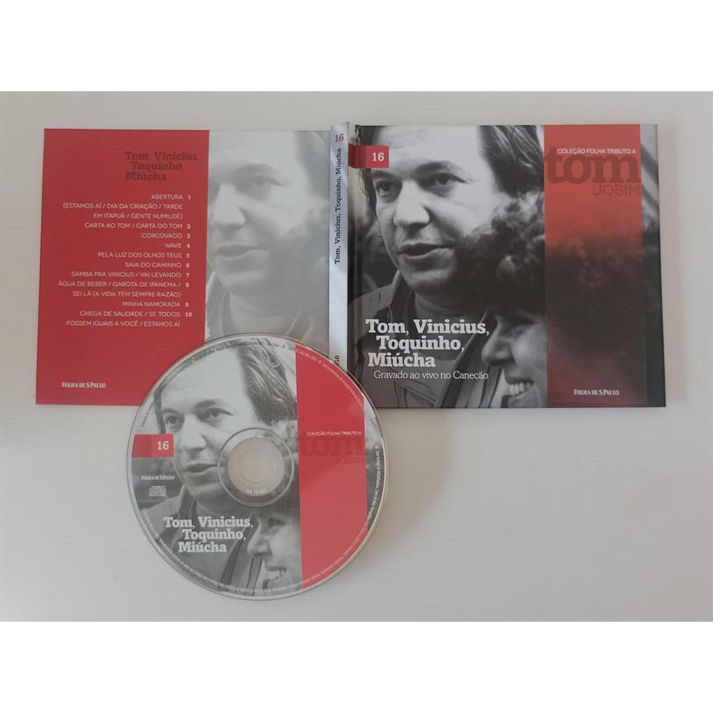CD TOM JOBIM AO VIVO NO CANECÃO - COLEÇÃO TOM JOBIM 16 - FOLHA DE SP