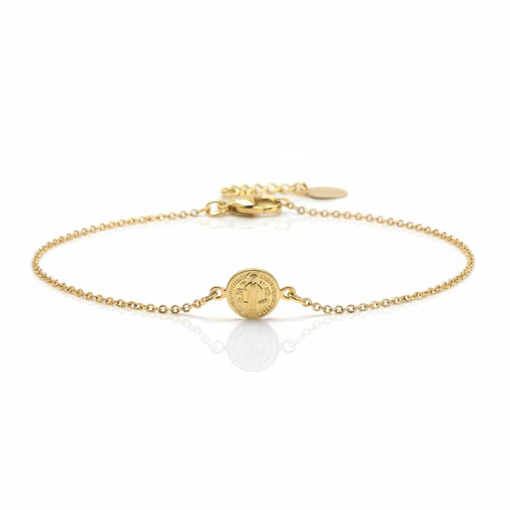 Pulseira Corrente Grumet São Bento Banhadoa Ouro 18K | Feminino | Antialérgico | Semijoia | LABRILHO Joias