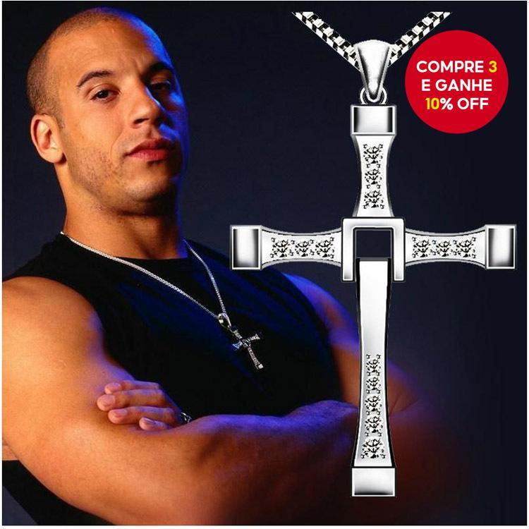 Colar Com Pingente De Cruz De Velozes E Furiosos Para Homens Mulheres Estilo Hip Hop Presente