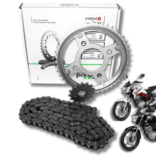 Kit Relação Honda Cg 160 Completo Titan Fan Cargo 160 2016 2017 2018 2019 2020 2021 2022 2023 2024 2025 em Oferta na Shopee