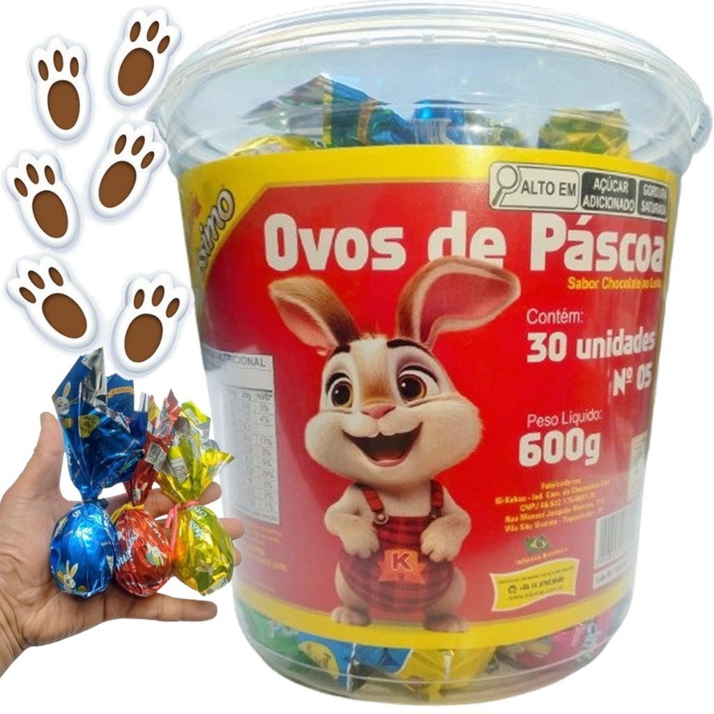POTE OVO 05 PASCOA PURISSIMO AO LEITE 600 G em Oferta na Shopee