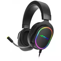 Headset Gamer SuperFrame VELKA 7.1 Surround RGB USB Black