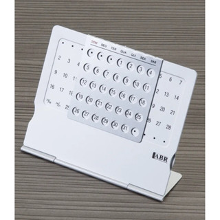 Calendário Perpétuo De Mesa Em Metal Ajustável em Oferta na Shopee
