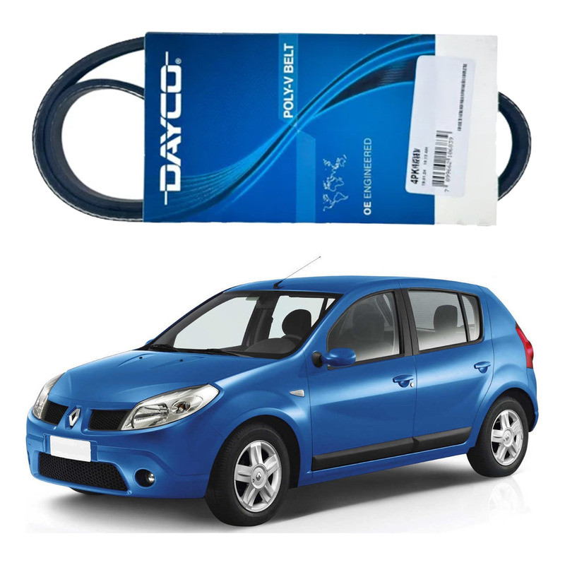 Correia Alternador Sandero 1.0 16v 2007 A 2014 em Oferta na Shopee