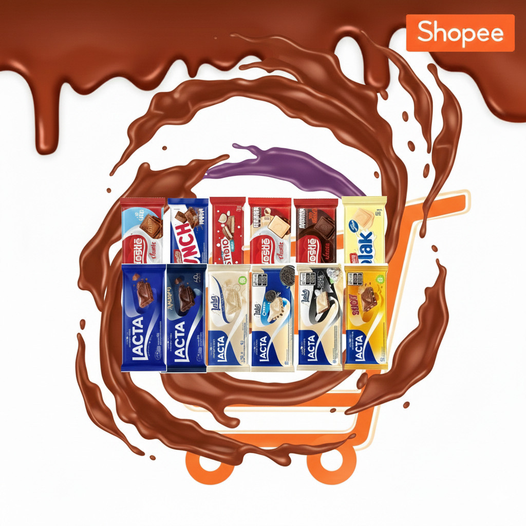 Kit lacta e Nestlé Barras Sortidas 12 Unidades em Oferta na Shopee