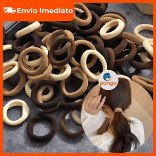 Kit Xuxinha de Cabelo Rabicó Meia de Seda Marrom Nude Bege Preta – 72/36/6 Unidades em Oferta na Shopee