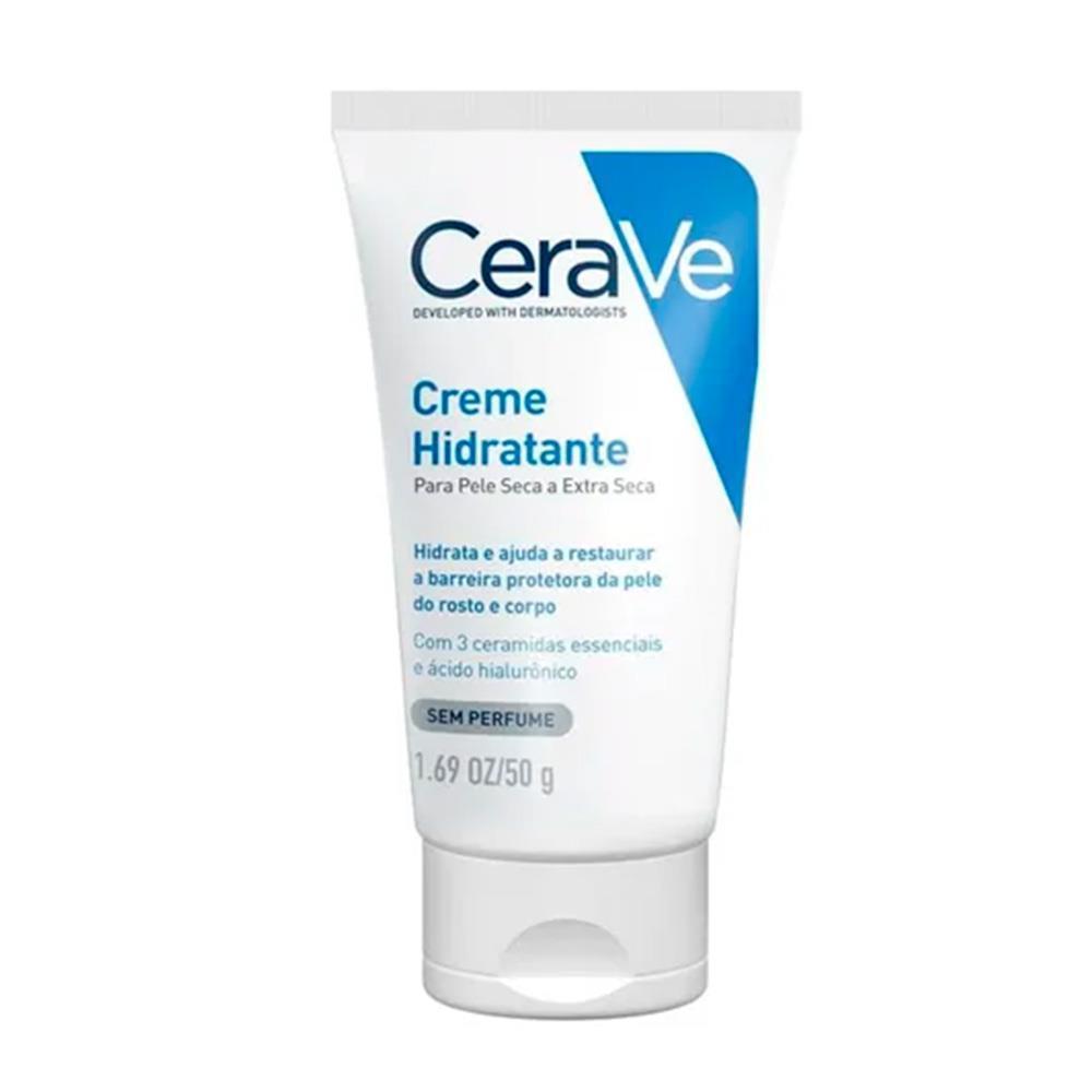 Creme Cerave Hidratante Pele Seca e Extra Seca Sem Perfume 50g em Oferta na Shopee